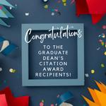Fall 2021 Graduate Dean's Citation Award Recipients for CECI